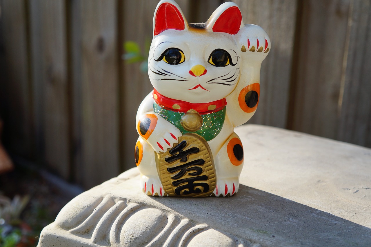 Žaislas,  Linksma,  Maneki Neko,  Japanese,  Paskambinti Kačiukui,  Katė,  Laimingas,  Feng Shui,  Kultūra,  Tradicija