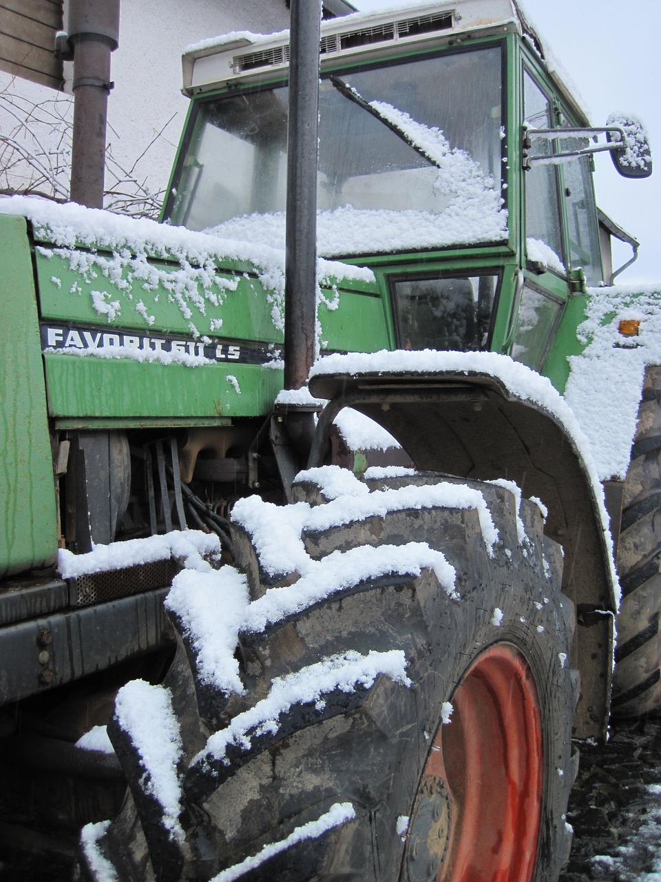Traktorius, Sniegas, Fendt, Žiema, Nemokamos Nuotraukos,  Nemokama Licenzija