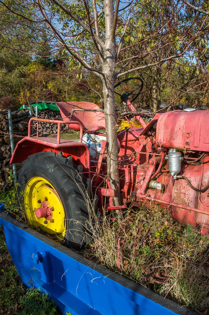 Traktorius, Žemdirbystė, Komercinė Transporto Priemonė, Traktoriai, Darbo Mašina, Senas, Nuolaužos, Laužas, Nemokamos Nuotraukos,  Nemokama Licenzija