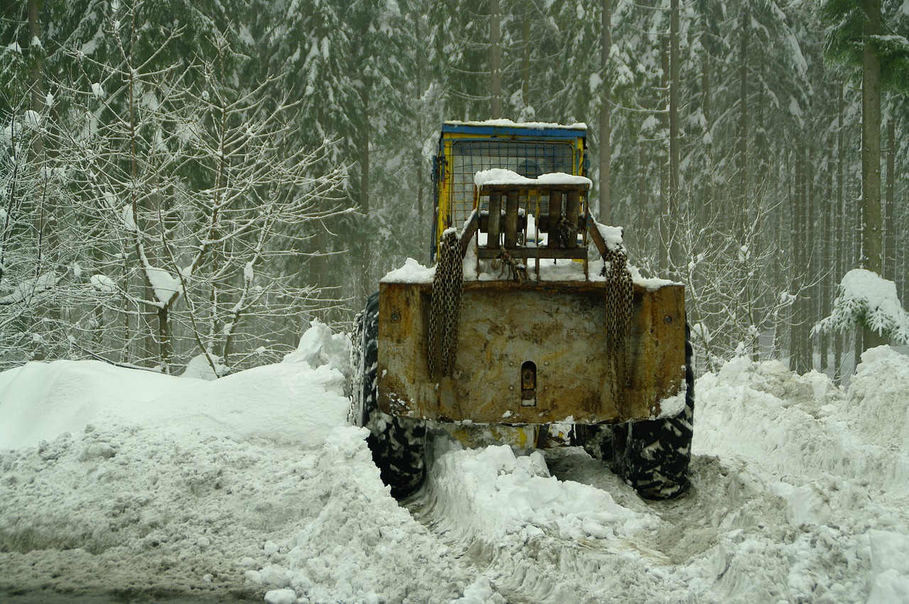 Traktorius,  Žiemos,  Sniegas, Nemokamos Nuotraukos,  Nemokama Licenzija
