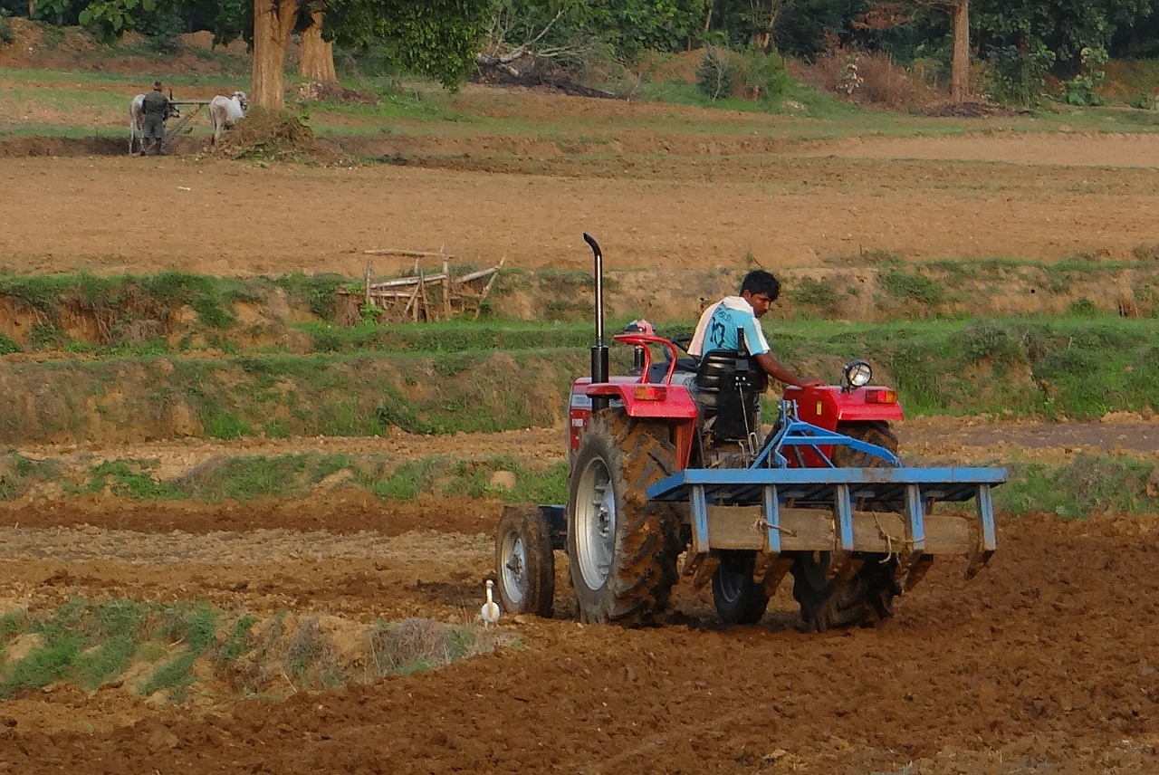 Traktorius, Rutulys, Tilling, Įranga, Žemdirbystė, Karnataka, Indija, Nemokamos Nuotraukos,  Nemokama Licenzija