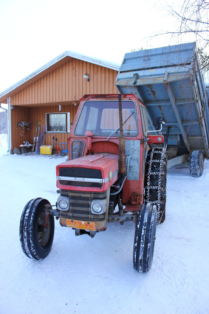 Traktorius, Kaimas, Suomių, Žemdirbystė, Nemokamos Nuotraukos,  Nemokama Licenzija