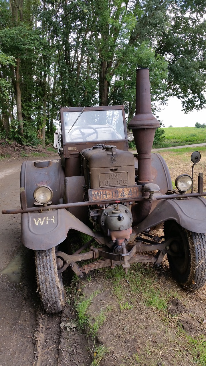 Traktoriai, Traktorius, Istoriškai, Transporto Priemonė, Buldogas, Lanz, Oldtimer, Nemokamos Nuotraukos,  Nemokama Licenzija