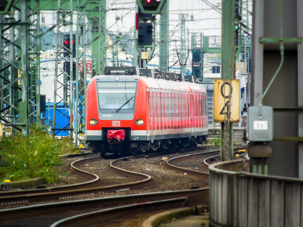 Traukinys, Geležinkelis, Gleise, Geležinkelių Transportas, Viršutinės Linijos, S Bahn, Nemokamos Nuotraukos,  Nemokama Licenzija