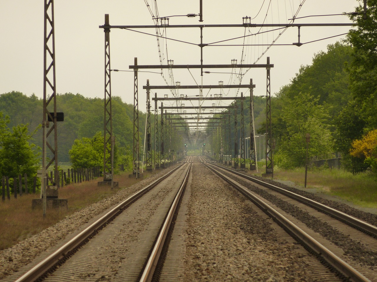Traukinys, Geležinkelio Linija, Nyderlandai, Transportas, Kelionė, Nemokamos Nuotraukos,  Nemokama Licenzija