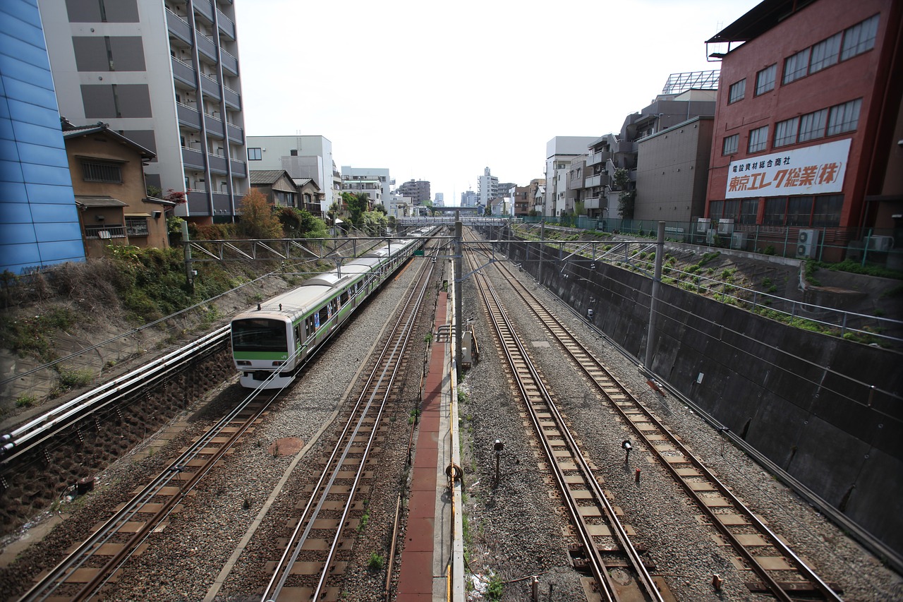 Traukinys, Japonija, Ikebukuro, Yamanote Linija, Linija, Miestas, Tokyo, Nemokamos Nuotraukos,  Nemokama Licenzija