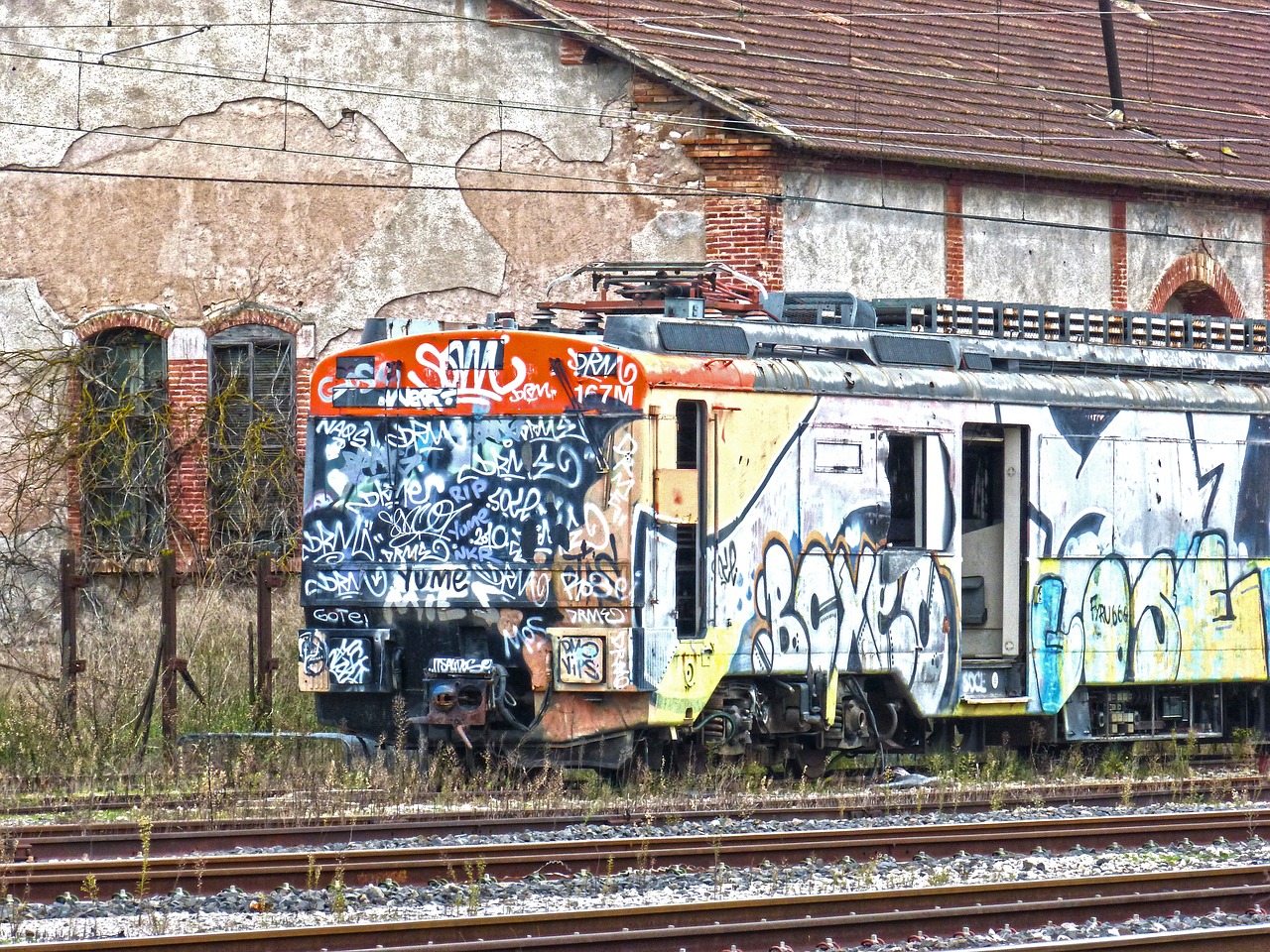 Traukinys, Comboy, Grafiti, Paliktas, Vandalizmas, Nemokamos Nuotraukos,  Nemokama Licenzija