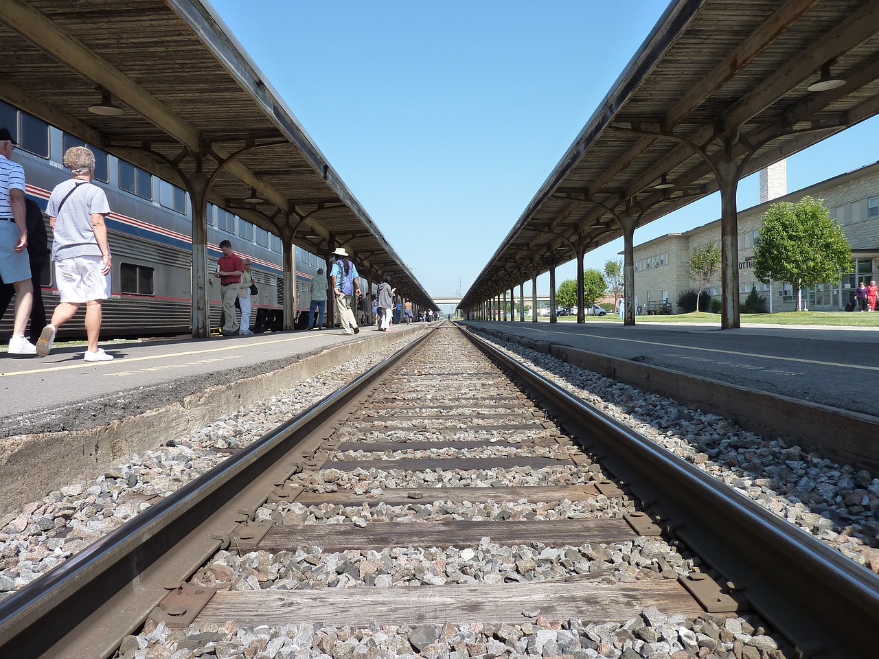 Traukinys, Geležinkelis, Traukinio Bėgiai, Amtrak, Pietvakarius, Nemokamos Nuotraukos,  Nemokama Licenzija