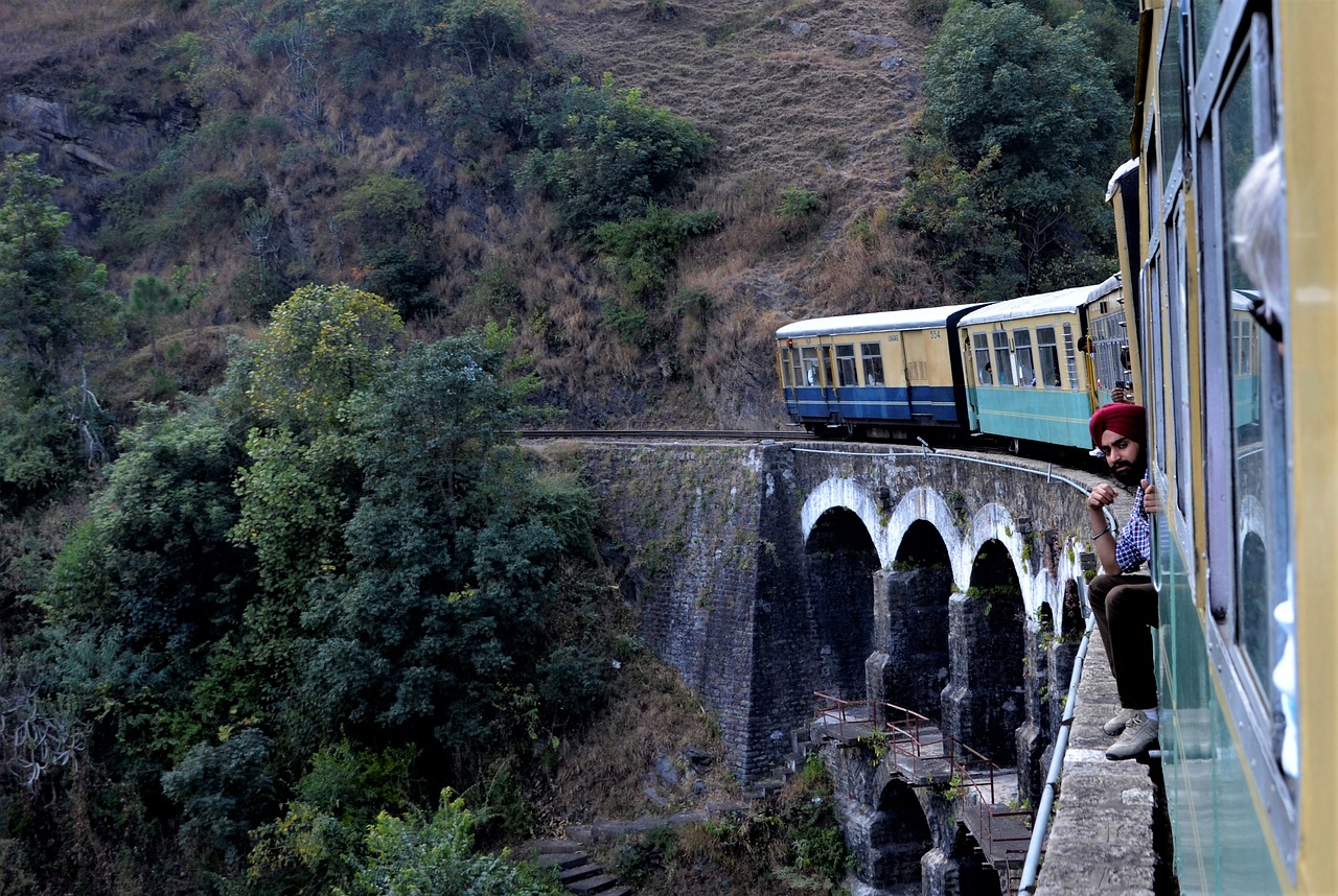 Traukinys, Viadukas, Shimla, Indija, Kelionė, Arkos, Nemokamos Nuotraukos,  Nemokama Licenzija