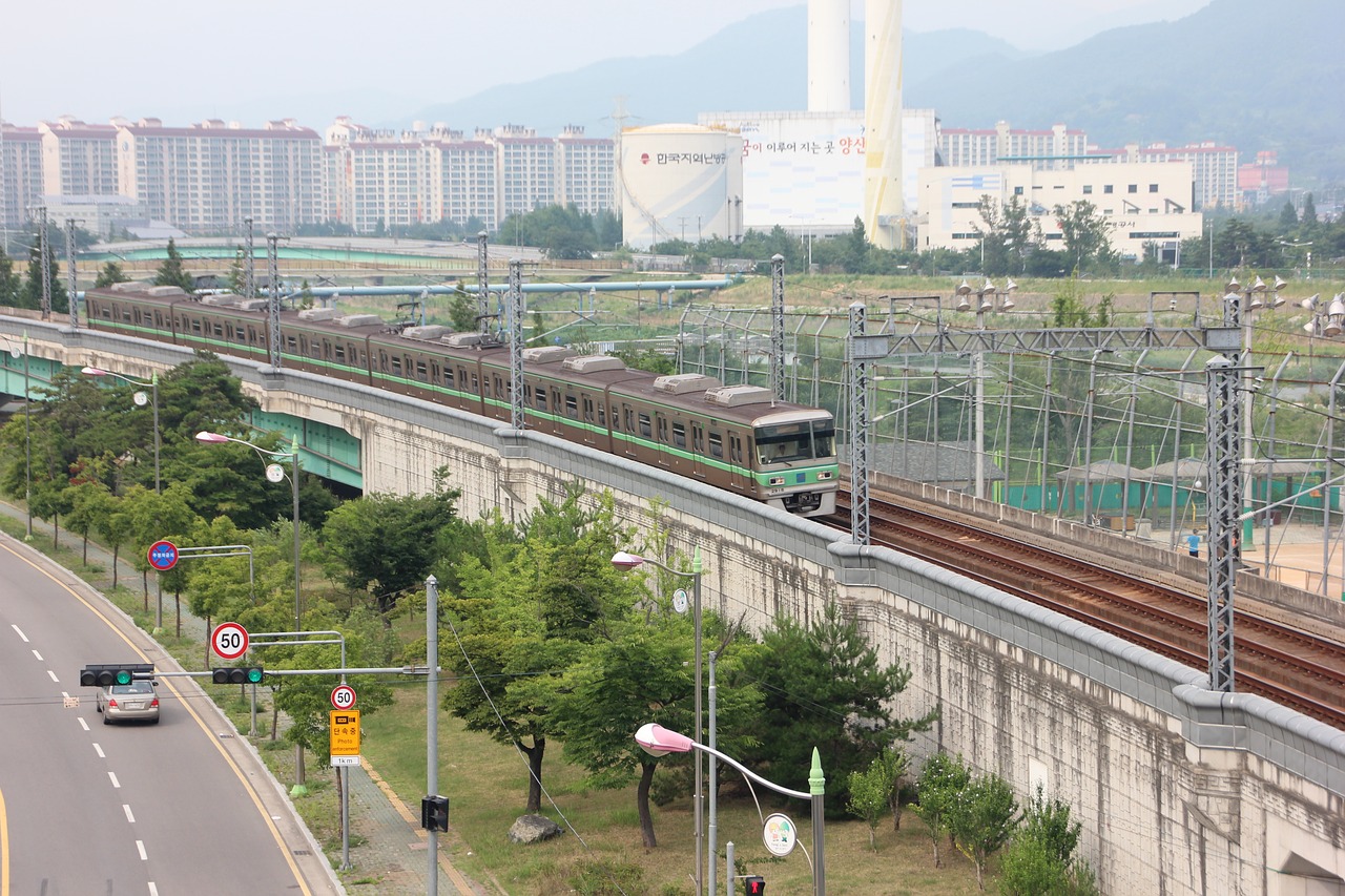 Traukinys, Metro, Korėjos Respublika, Pietų Korėjos Metro, Gabenimas, Geležinkelis, Elektriniai Varikliai, Važinėti Į Darbą, Elektrinis, Treneris