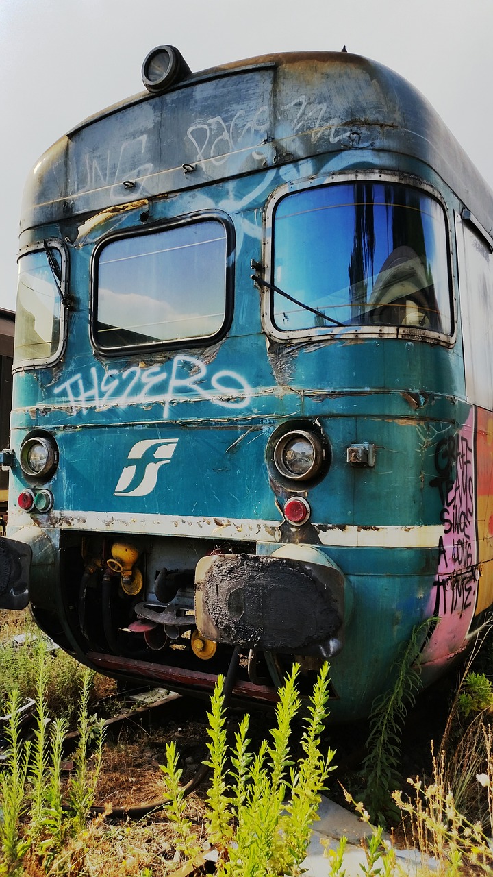 Traukinys, Vagonas, Grafiti, Nemokamos Nuotraukos,  Nemokama Licenzija