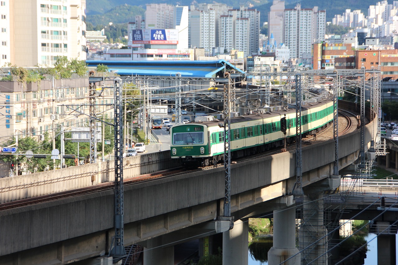 Traukinys, Metro, Korėjos Respublika, Pietų Korėjos Metro, Gabenimas, Geležinkelis, Elektriniai Varikliai, Važinėti Į Darbą, Elektrinis, Treneris