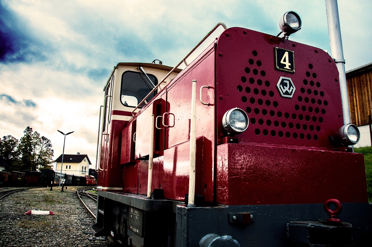 Traukinys, Waldviertel, Siaurojo Geležinkelio, Loco, Atrodė, Istoriškai, Geležinkelių Transportas, Nostalgiškas, Turizmas, Raudona