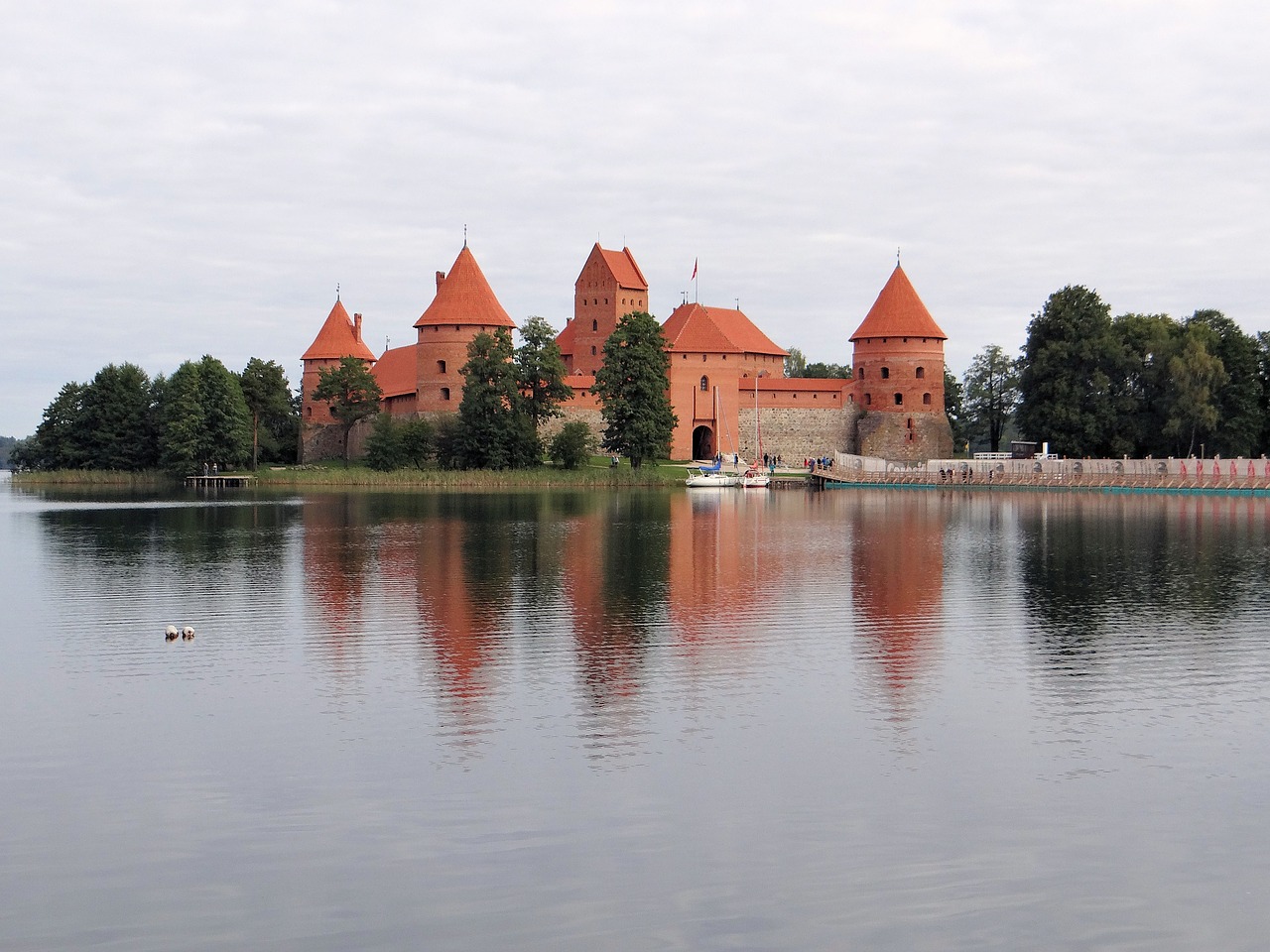 Trakai, Pilis, Plyta, Architektūra, Ežero Dusia, Vartai, Paminklas, Paminklai, Sala, Vanduo