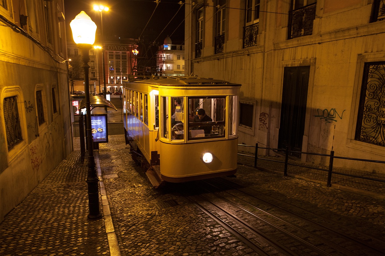 Tramvajus, Lisbonas, Portugal, Nemokamos Nuotraukos,  Nemokama Licenzija