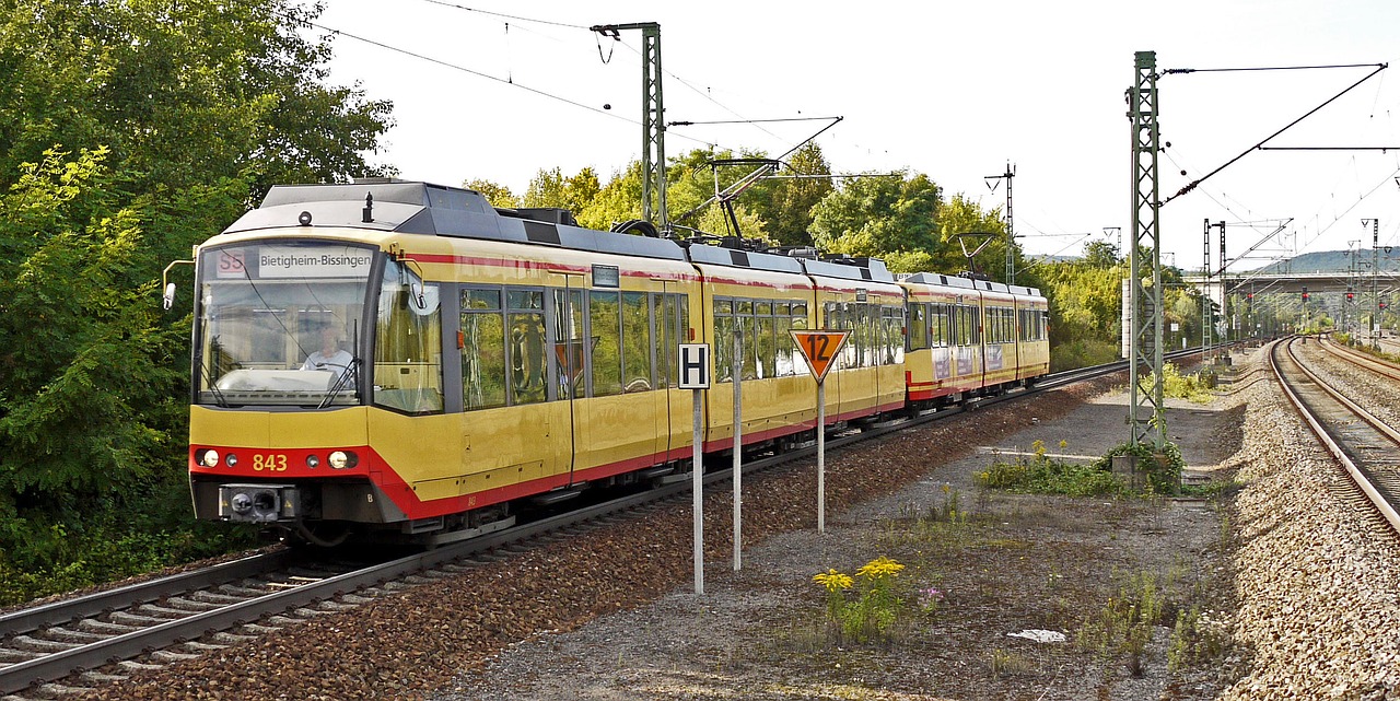 Tramvajus, Geležinkelio Trasa, Regionatverkehr, Avg, Regionas Karlsruhe, Vaihingen, Schnellfahstrecke, Regioninis Traukinys, S Bahn, Transportas