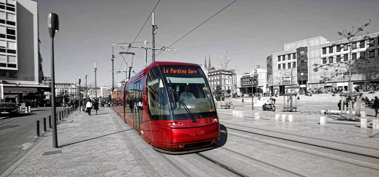 Tramvajus, Clermont, Viešasis Transportas, Auvergne, France, Nemokamos Nuotraukos,  Nemokama Licenzija