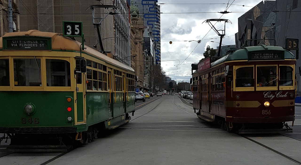 Tramvajus, Melburnas, Viktorija, Australia, Nemokamos Nuotraukos,  Nemokama Licenzija