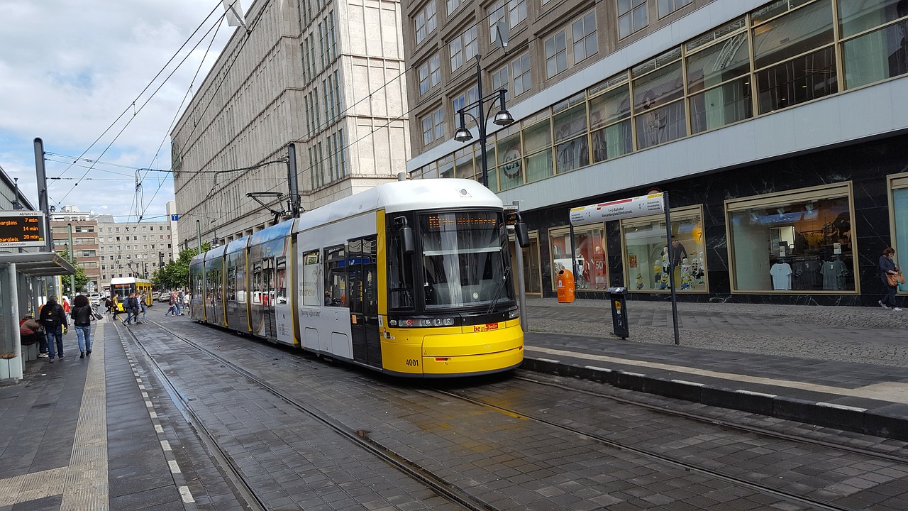 Tramvajus, Berlynas, Alexanderplatz, Nemokamos Nuotraukos,  Nemokama Licenzija