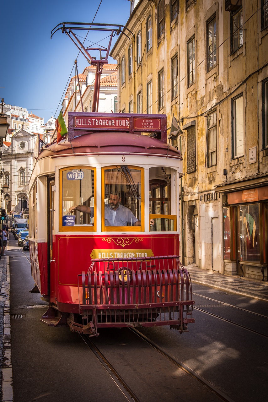 Tramvajus, Portugal, Transportas, Senamiestis, Lisbonas, Atrodė, Nemokamos Nuotraukos,  Nemokama Licenzija