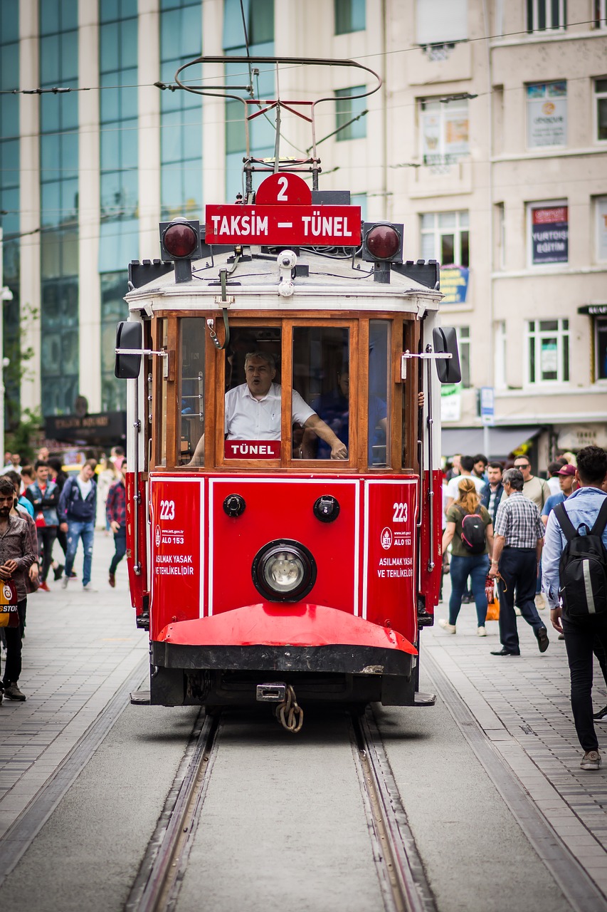 Tramvajus,  Taksim Aikštė,  Miestas,  Taksim,  Kvadratinių,  Istorinis,  Retro,  Miesto,  Transportas,  Tradicinis