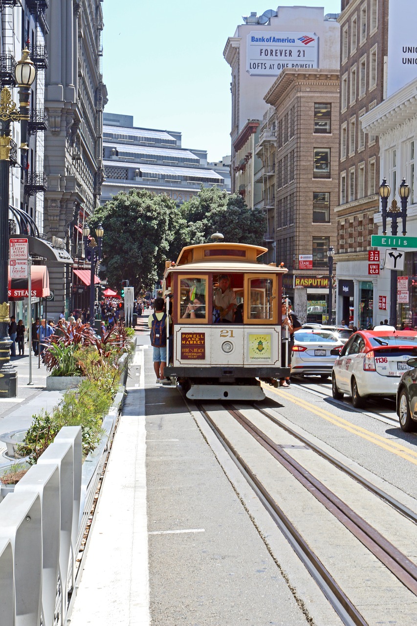 Tramvajus,  San Fransisco,  Usa,  Miestas,  Gatvė, Nemokamos Nuotraukos,  Nemokama Licenzija