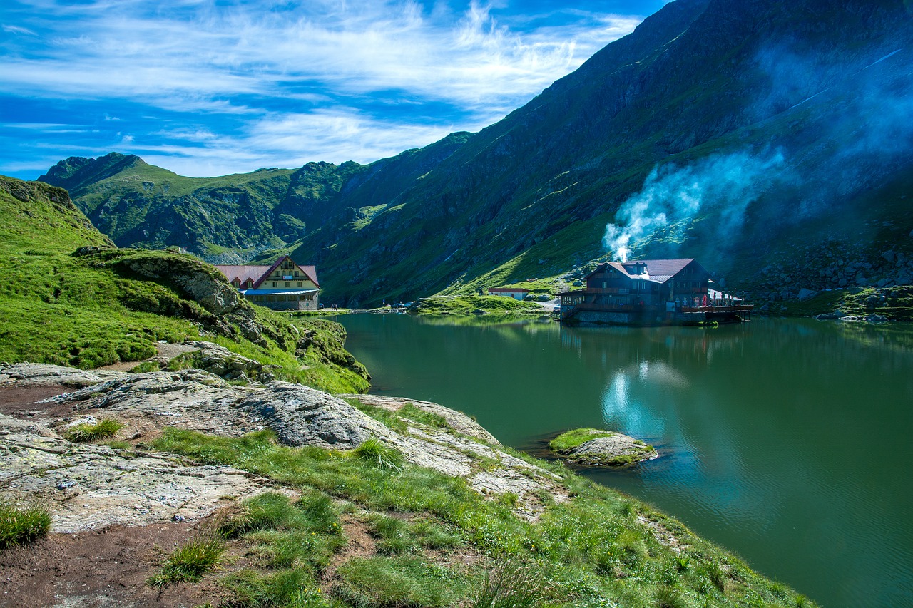 Transfagarasan, Romanija, Eiti Kelią, Skrydis Per Pietus, Kalnai, Kraštovaizdis, Bergsee, Rokas, Gamta, Akmuo