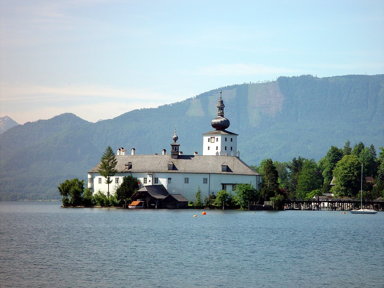 Traunsee, Gmunden, Austria, Kraštovaizdis, Jūrų Pilis, Tylus, Nemokamos Nuotraukos,  Nemokama Licenzija