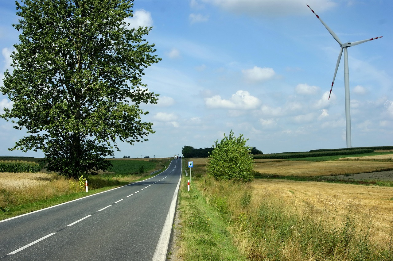 Kelionė, Kraštovaizdis, Mėlynas Dangus, Debesys, Vėjo Malūnas, Vėjo Malūno Ūkis, Nemokamos Nuotraukos,  Nemokama Licenzija