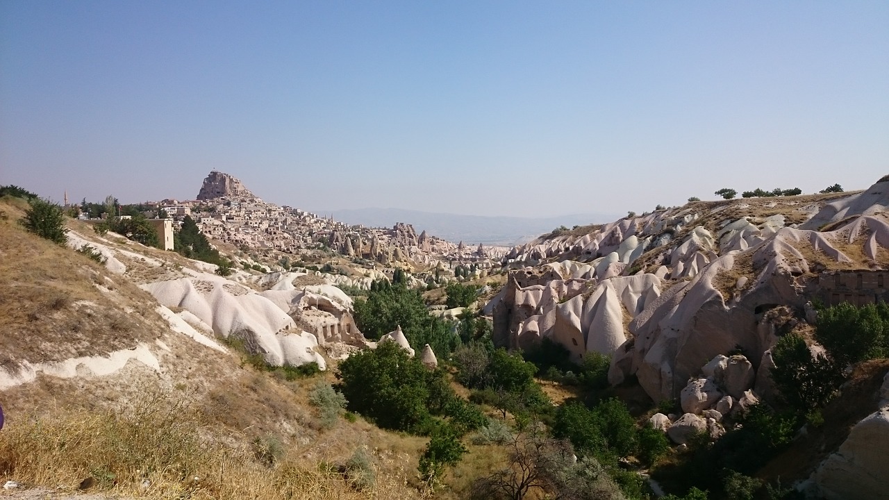 Kelionė, Panoraminis Kapadokijos Vaizdas, Kalkingos Formacijos, Nemokamos Nuotraukos,  Nemokama Licenzija