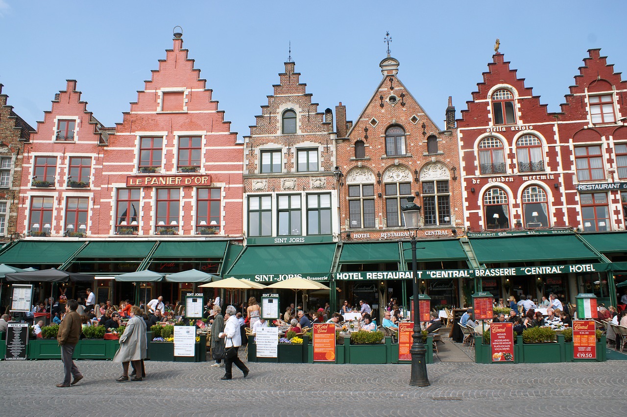 Kelionė,  Gatvė,  Architektūra,  Miestas,  Horizontali Plokštuma,  Rinkos Vieta,  Bruges,  Belgija,  Namai,  Senas