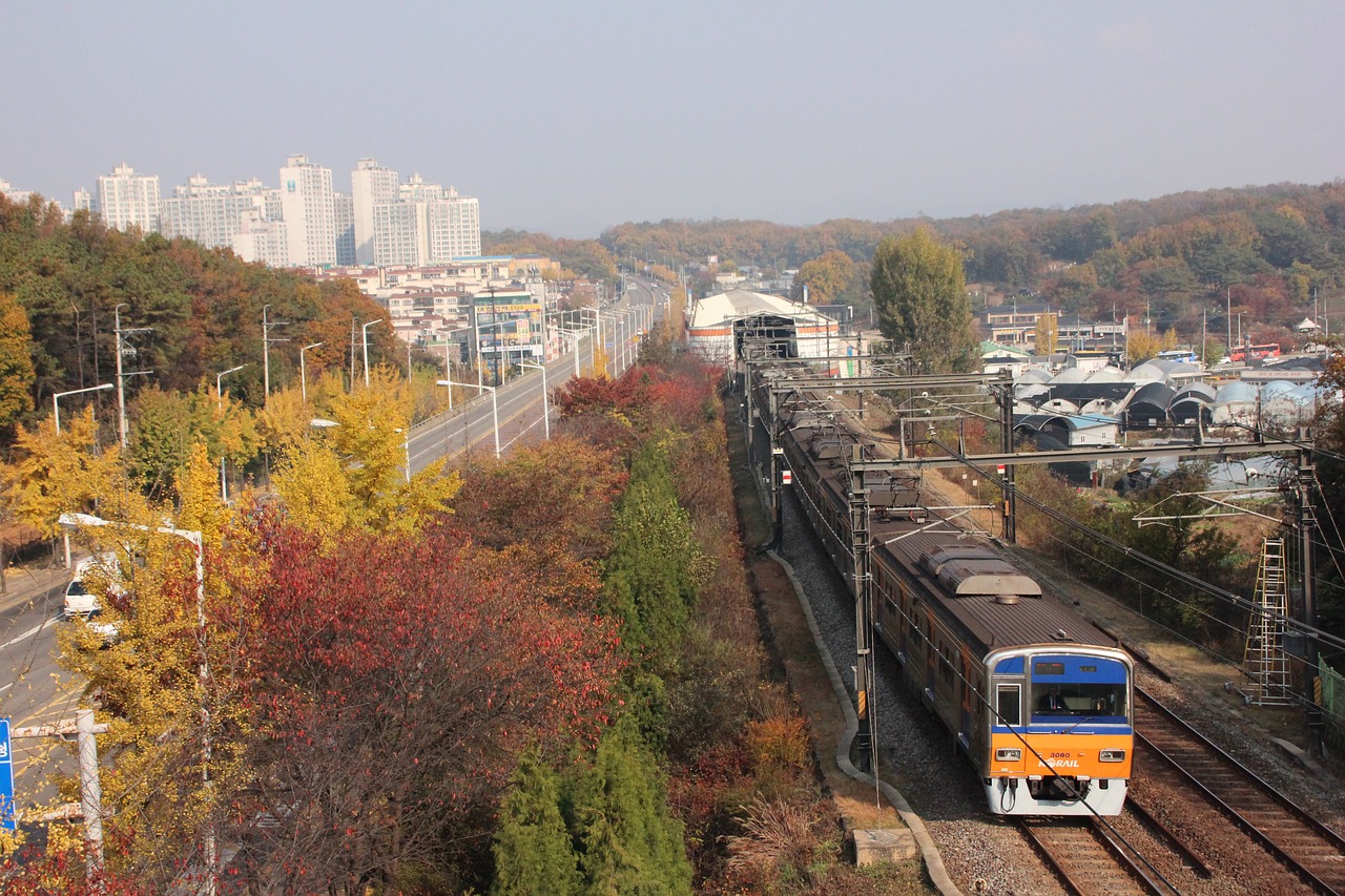 Kelionė,  Pobūdį,  Traukinys,  Metro,  Korėja,  Korėjos Respublika,  Pietų Korėja Metro,  Transportas,  Geležinkelio,  Elektros Varikliai