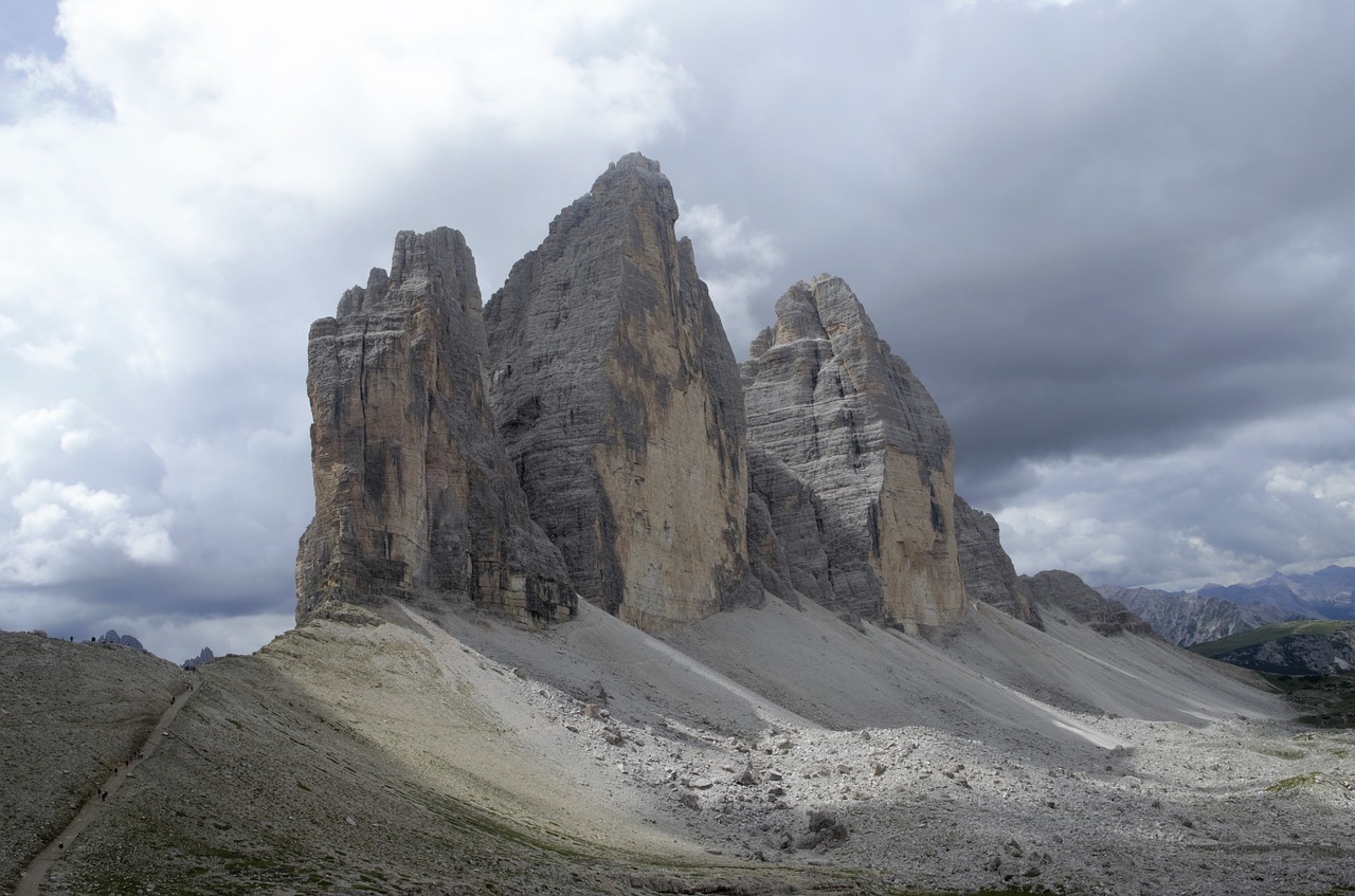 Tre Cime Di Lavaredo, Alpės, Italy, Kalnai, Vaizdas, Viršuje, Nemokamos Nuotraukos,  Nemokama Licenzija