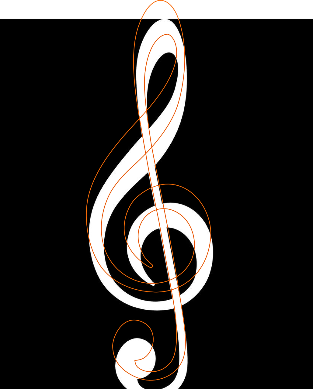 Treble Clef, Muzika, Clef, Lapo Muzika, Nemokama Vektorinė Grafika, Nemokamos Nuotraukos,  Nemokama Licenzija