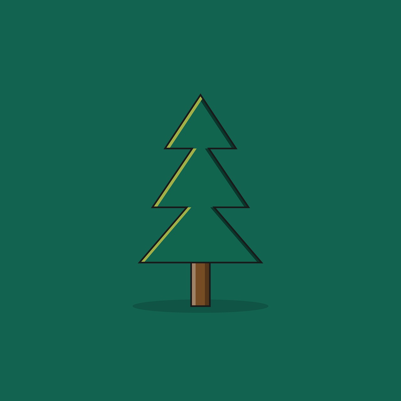 Medis, Piktograma, Kalėdų Eglutė, Nemokamos Nuotraukos,  Nemokama Licenzija