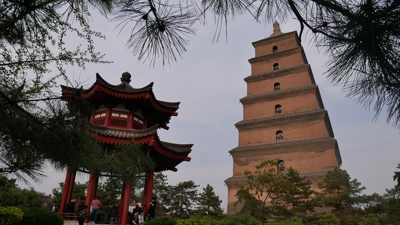 Medis,  Architektūra,  Pagoda,  Kelionė,  Tradiciškai,  Kultūra,  Šventykla,  Azijoje,  Kinija,  Xian