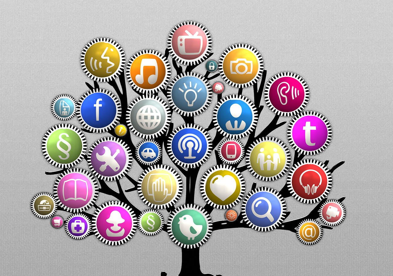 Medis, App, Struktūra, Tinklai, Įrankiai, Internetas, Socialinis, Socialinis Tinklas, Logotipas, Facebook