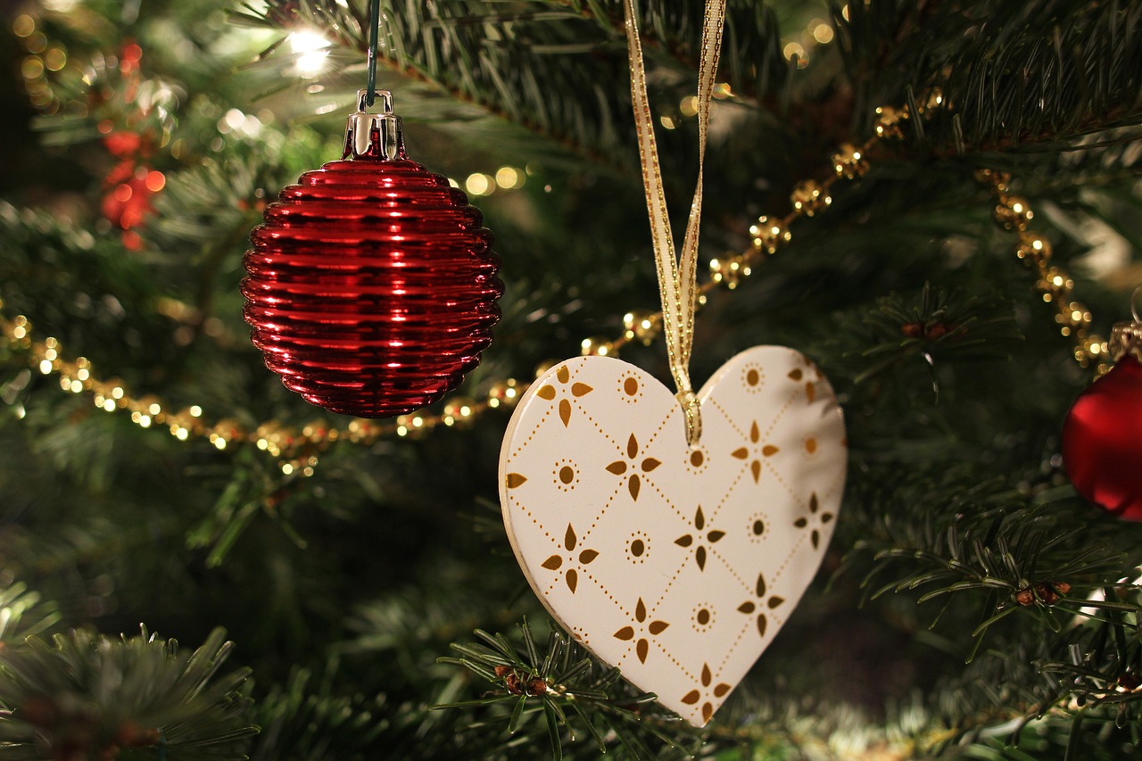 Medžio Dekoracijos, Kalėdinis Ornamentas, Širdis, Kalėdos, Weihnachtsbaumschmuck, Apdaila, Kalėdų Papuošalas, Kalėdiniai Dekoracijos, Rutulys, Deko