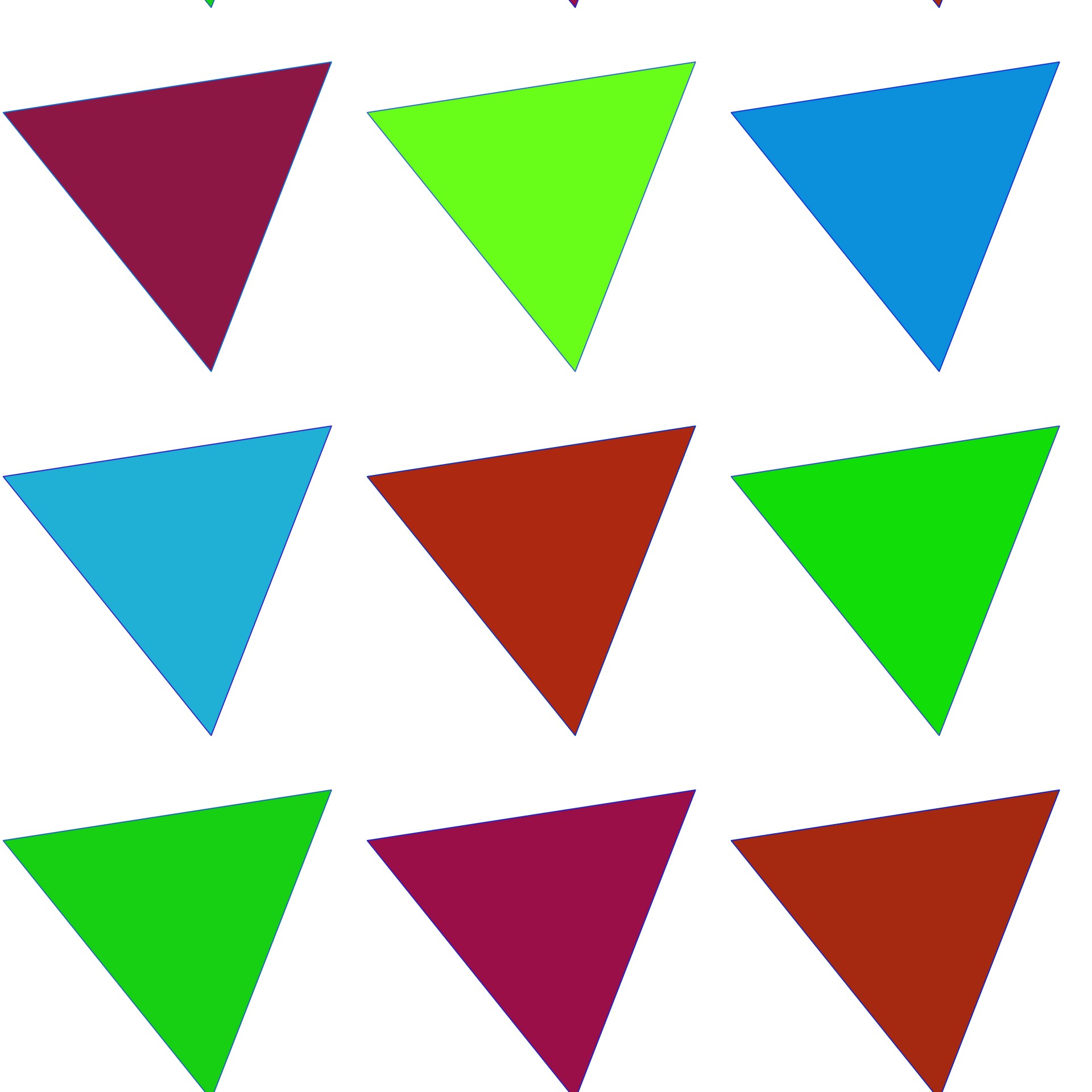 Trikampiai,  Spalva,  Žalias,  Ruda,  Mėlynas,  Geometrinis,  Daugiakampiai,  Papildomas,  Formos,  Balta