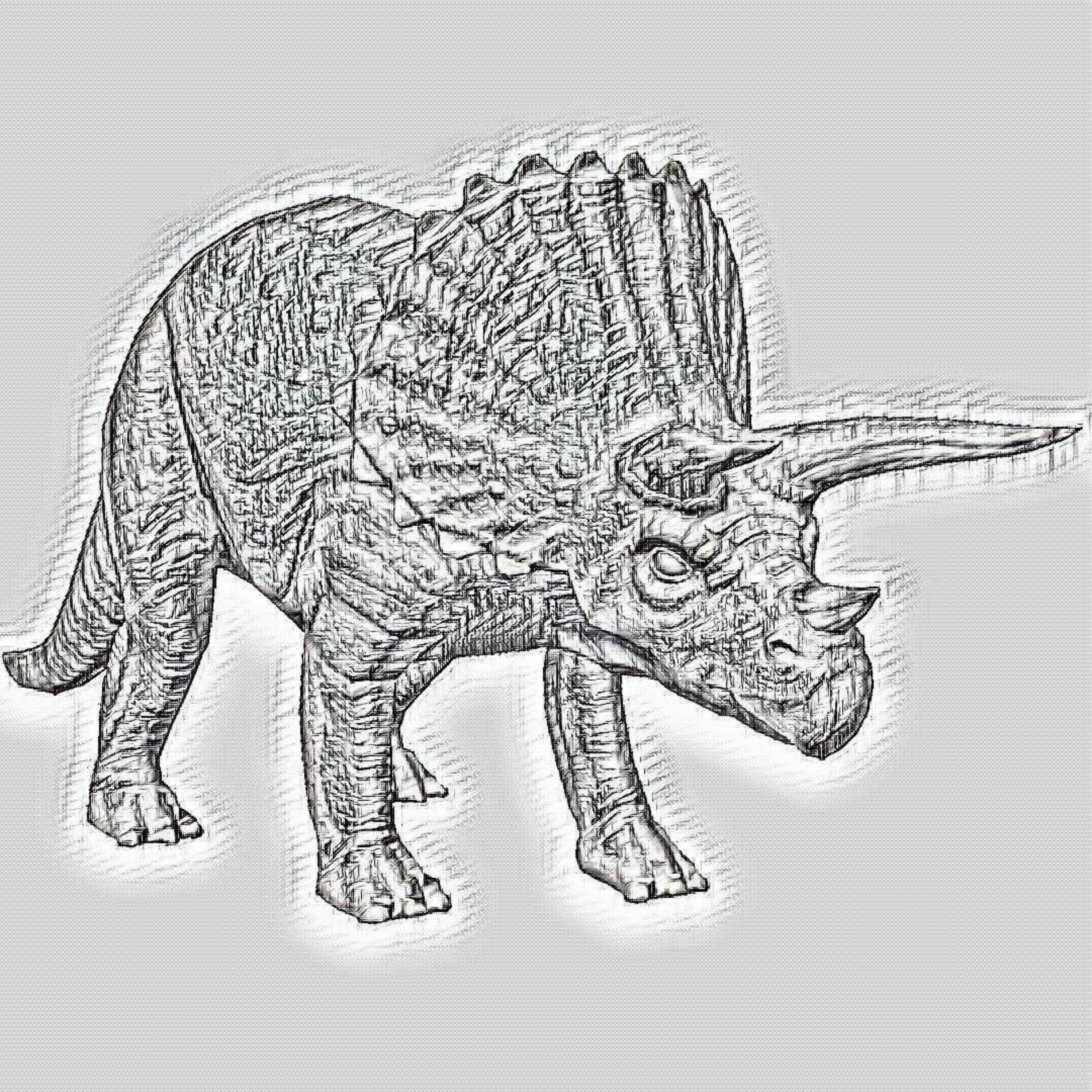 Triceratops,  Piešimas,  Eskizas,  Gyvūnas,  Jurassic,  Parkas,  Priešistorinis,  Eros,  Triceratops Brėžinys, Nemokamos Nuotraukos