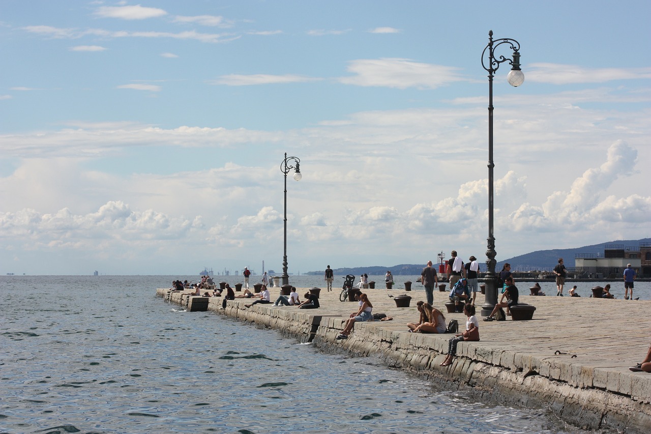 Trieste, Prieplauka, Jūra, Horizontas, Nemokamos Nuotraukos,  Nemokama Licenzija