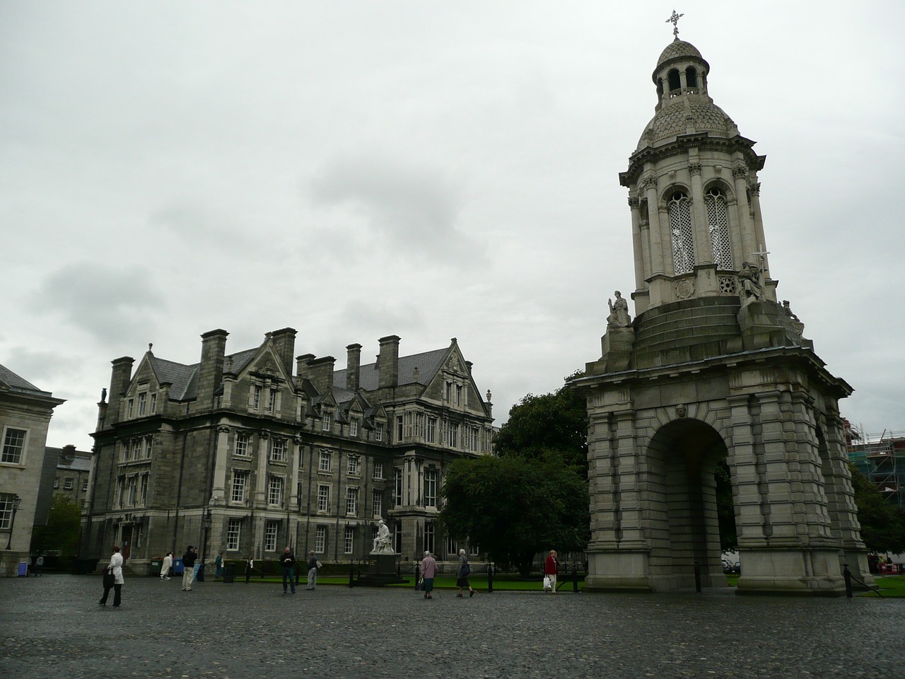 Trinity Kolegija, Airija, Dublin, Architektūra, Pastatas, Orientyras, Miestas, Istorinis, Architektūros Dizainas, Struktūra