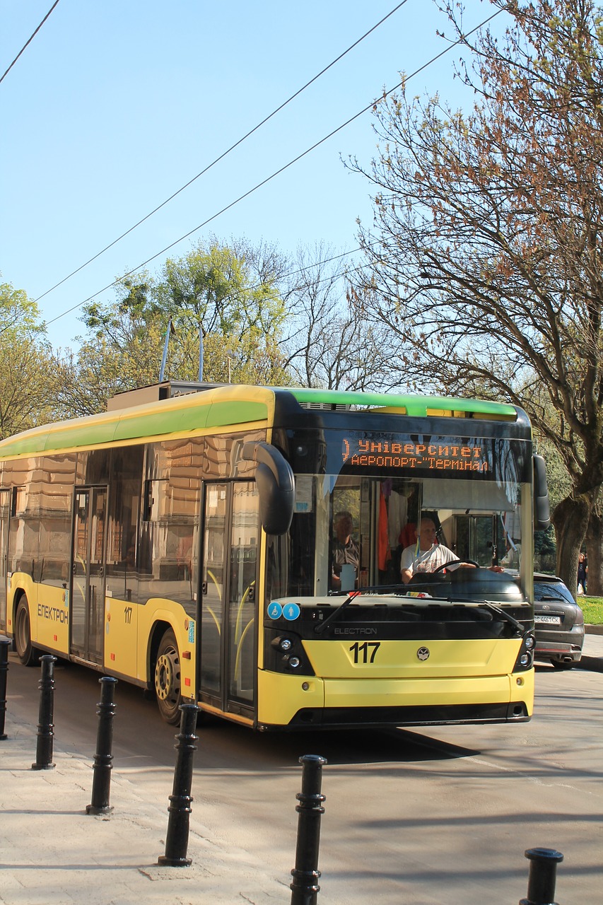 Troleibusas,  Ukraina,  Lvovo,  Miestas,  Transporto Priemonės, , Nemokamos Nuotraukos,  Nemokama Licenzija