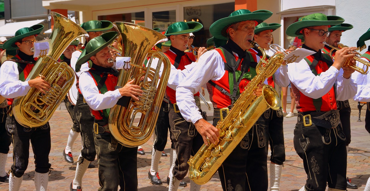 Trombonas, Saksofonas, Muzika, Grupė, Muzikos Grupė, South Tyrol, Moralės, Tradicija, Tirolio, Nemokamos Nuotraukos