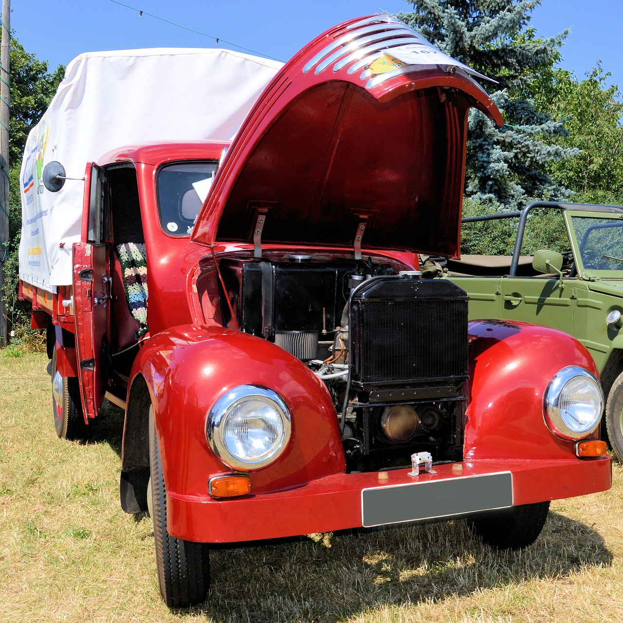 Sunkvežimis, Transportas, Komercinė Transporto Priemonė, Oldtimer, Istoriškai, Ifa Framo, Framo, Ddr, Padalinta Vokietija, Rytinė Mobili