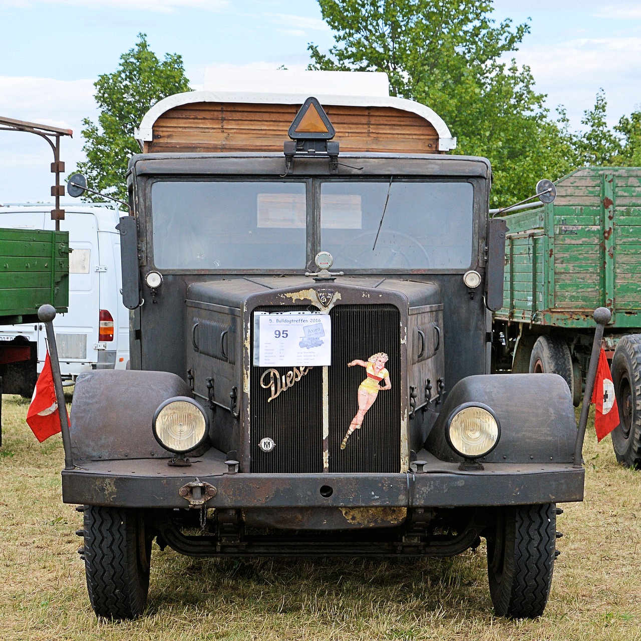 Sunkvežimis, Senas, Istoriškai, Faun, Vokiečių Imperija, Komercinė Transporto Priemonė, Senas Sunkvežimis, Funkcinis, Nemokamos Nuotraukos,  Nemokama Licenzija