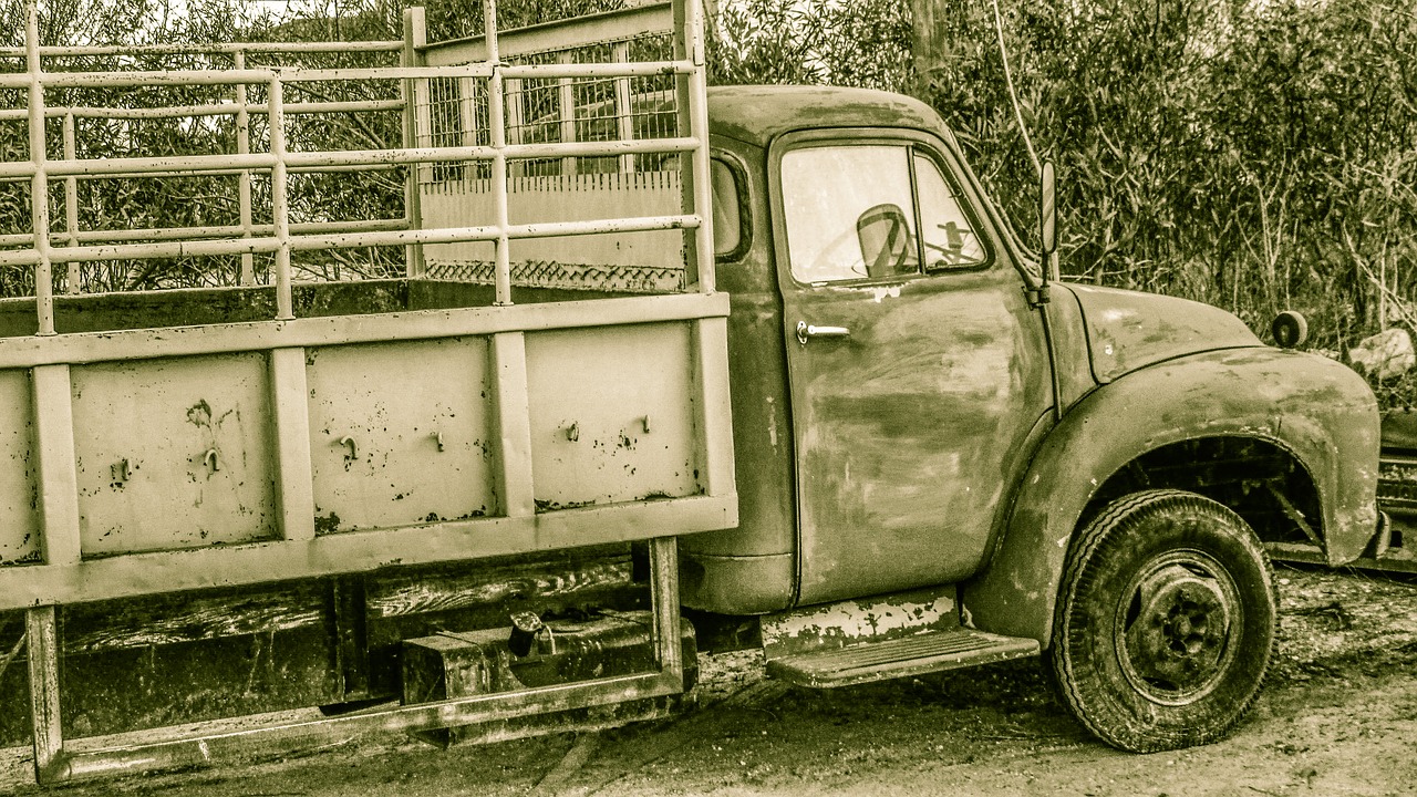 Sunkvežimis, Senas, Transporto Priemonė, Automobilis, Senovinis, Vintage, Rusvas, Paliktas, Nemokamos Nuotraukos,  Nemokama Licenzija