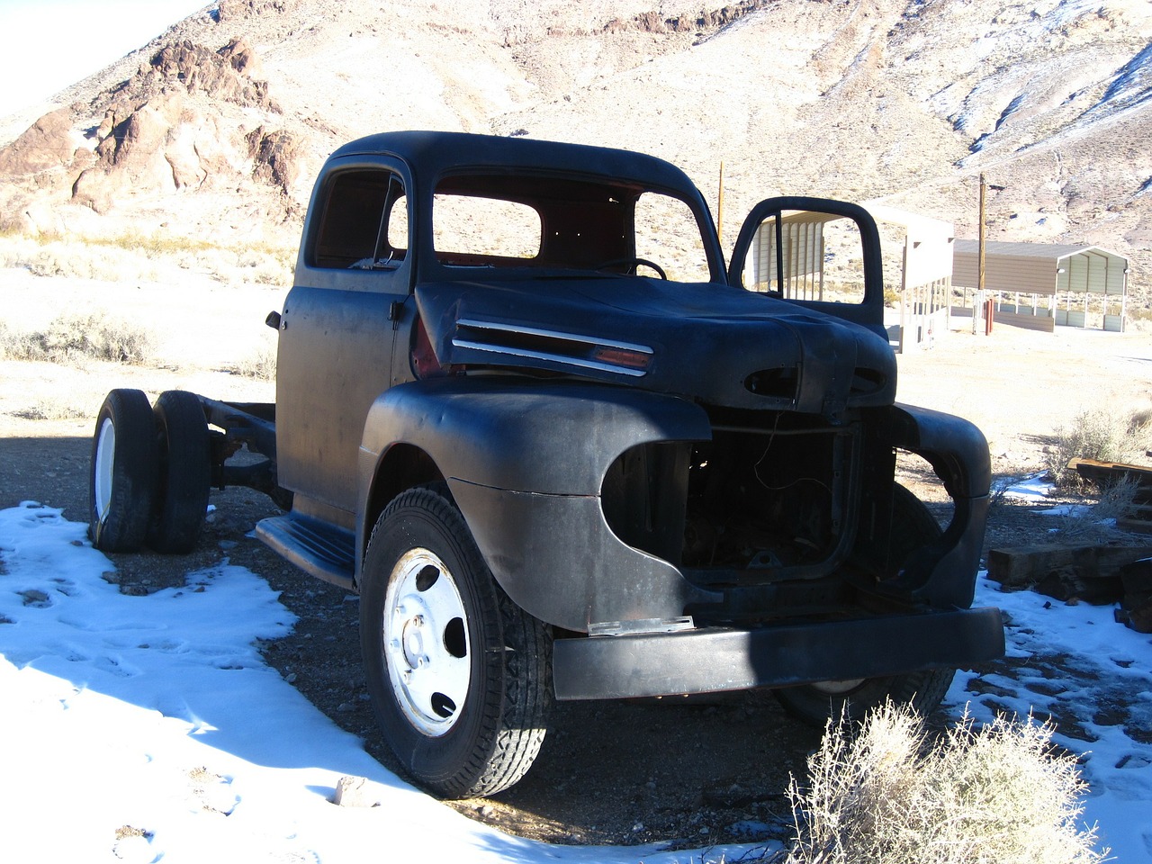 Sunkvežimis, Sunkvežimis, Vintage, Senas, Oldtimer, Wrack, Nevada, Transporto Priemonė, Nemokamos Nuotraukos,  Nemokama Licenzija