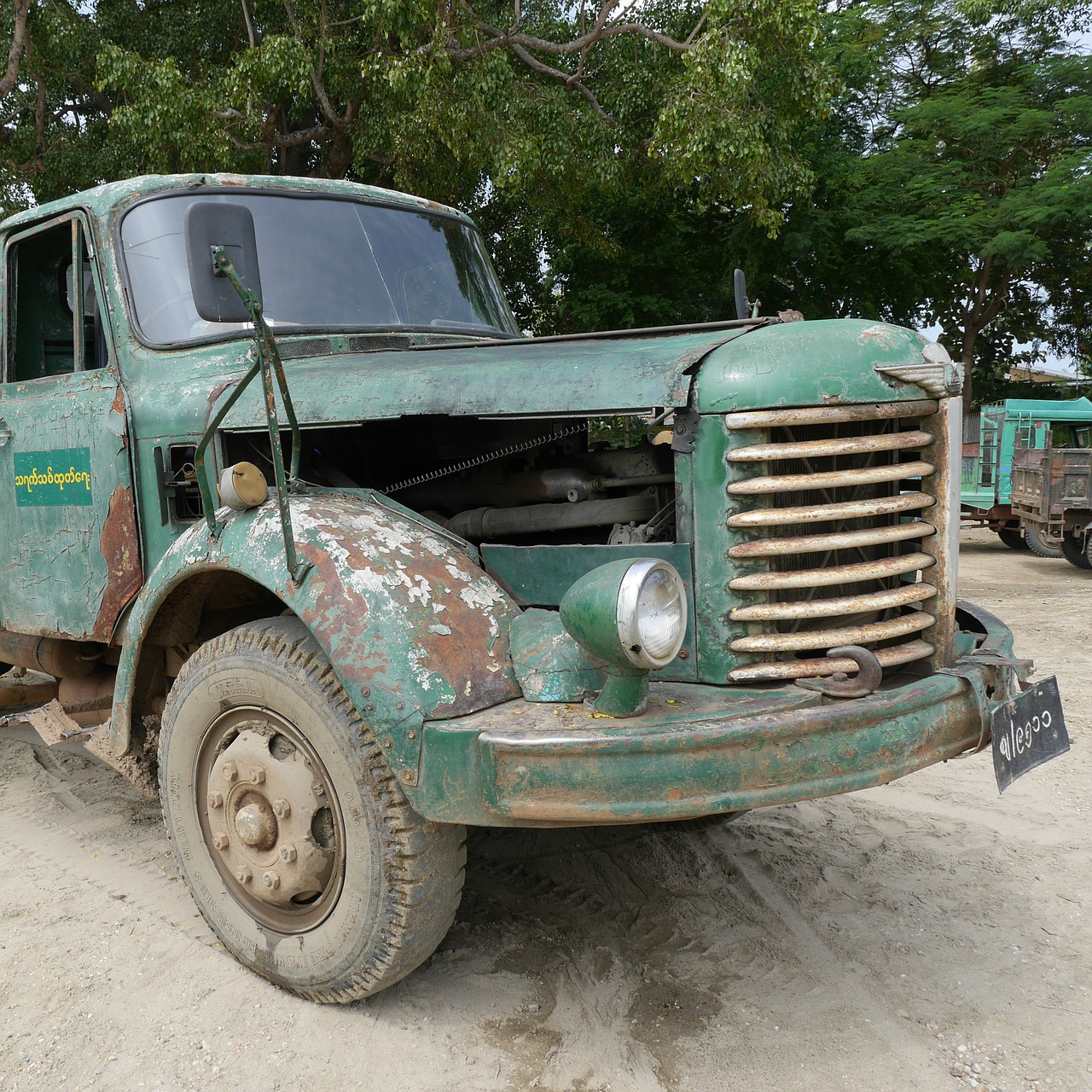 Sunkvežimis, Svetainė, Transportas, Oldtimer, Jalopy, Burma, Mianmaras, Nemokamos Nuotraukos,  Nemokama Licenzija