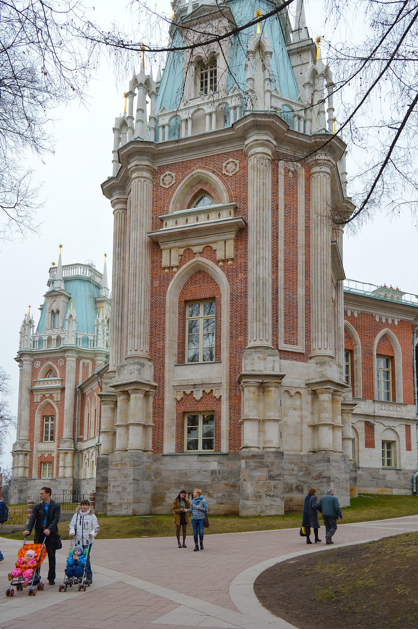 Tsaricino, Katalikų Rūmai, Gotikos Pilis, Rūmai, Pilis, Gyvenamoji Vieta, Lankytinos Vietos, Moscow, Rusija, Istorinis Parkas